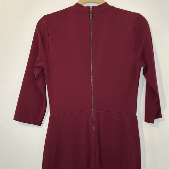 Willow & Thread (REITMANS) Burgundy Midi Dress - Picture 3 of 4